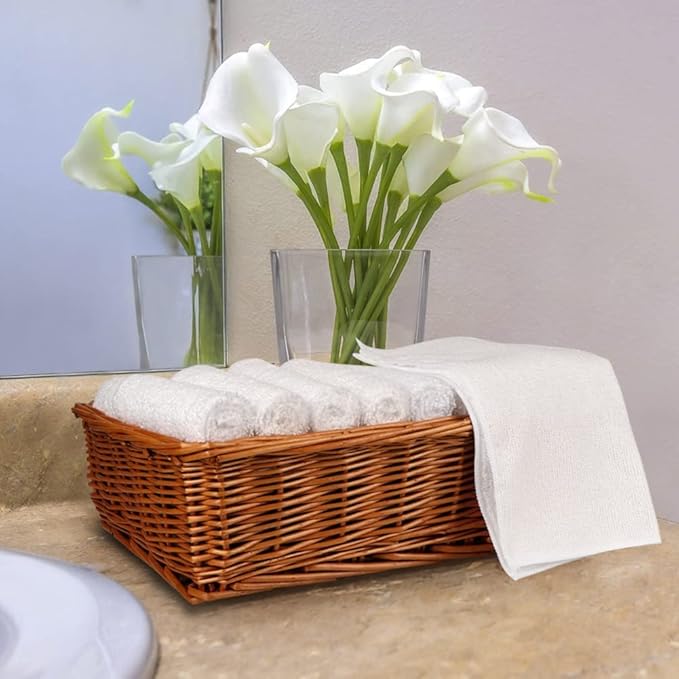 Orighty Washcloths Bulk Towels Set 50 Pack, Highly Absorbent and Soft Feel - Image 6