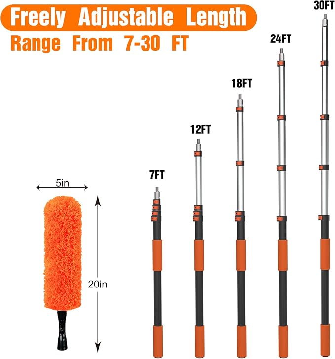36FT High Reach Duster Cleaning Kit - Image 5