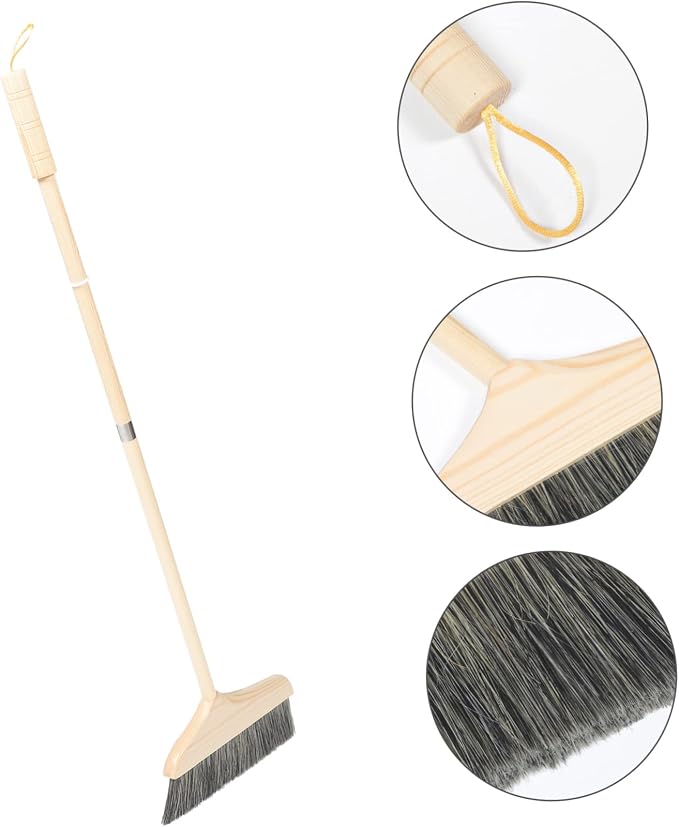 Soft Bristle Broom Long Handle Detachable Floor Cleaning Broom - Image 7