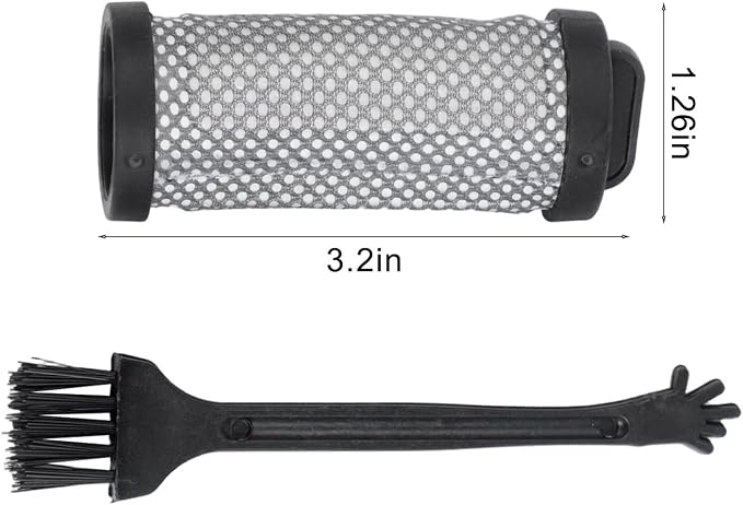 HEPA Filter Set, for JIGOO T600 Mattress Vacuum Cleaner, Washable and Reusable - Image 2