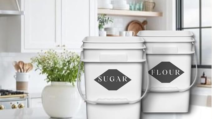 House Naturals 4 Gallon Square Food Grade Bucket Pail - Image 2