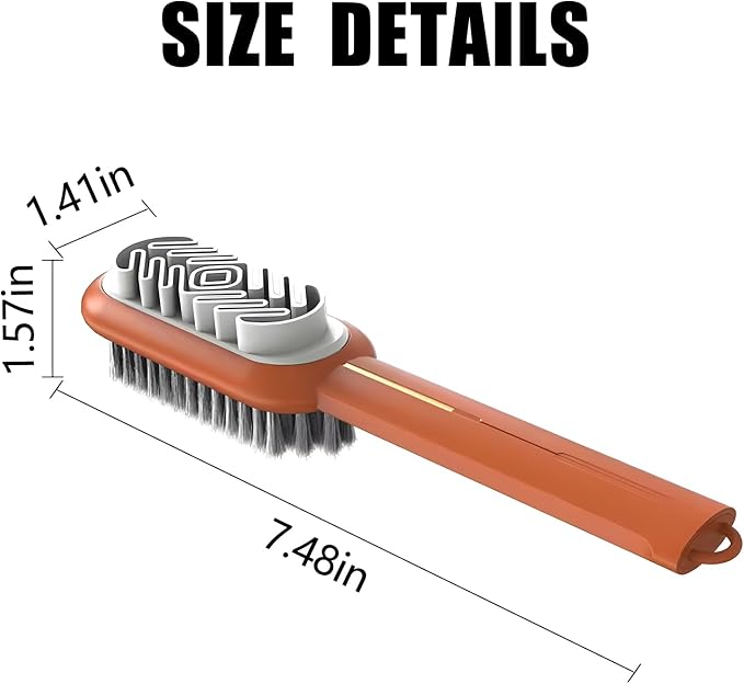2 in 1 Suede Brush ，Suede Shoe Brush and Eraser，Rubber Polish Eraser - Image 3