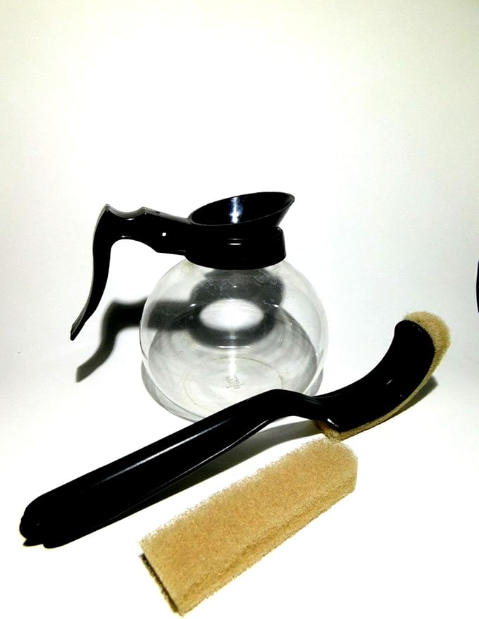 Coffee Pot Cleaning Brush, Bunnsaver Curved Stain Remover Scrub Brush - Image 2