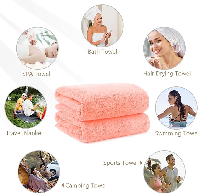 Orighty Microfiber Bath Towels Pack of 2 - Image 7