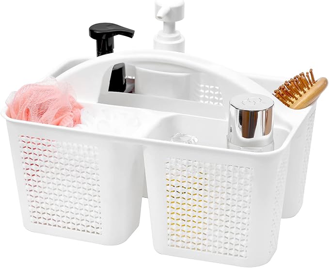 UUJOLY Plastic Portable Shower Caddy Basket Bucket, Cleaning Shower Basket by UUJOLY