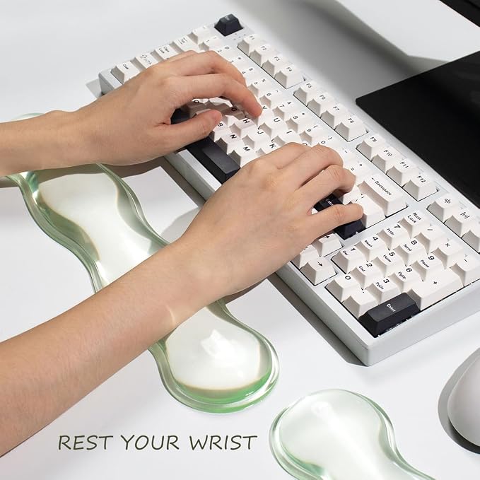 Clear Gel Keyboard Wrist Rest, Cute Ergonomic Wrist Rest - Image 3