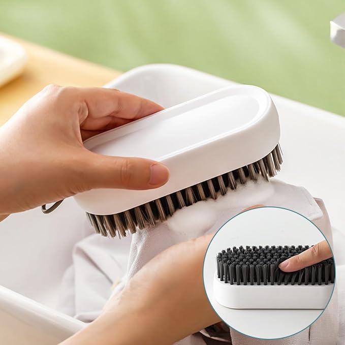 Laundry Scrub Brush Cleaning Brush 2 Pack Soft Bristle Brush Clothes Underwear - Image 2