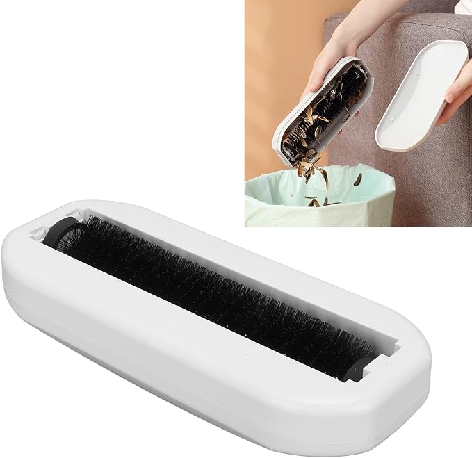 Handheld Carpet Sweeper, Manual Push Debris Collector Crumb Sweeper - Image 6