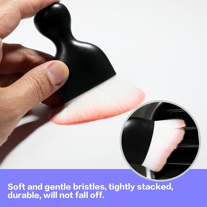Car Interior Detailing Brush, Soft Bristle Cleaning Brush Car Detailing Brush - Image 3