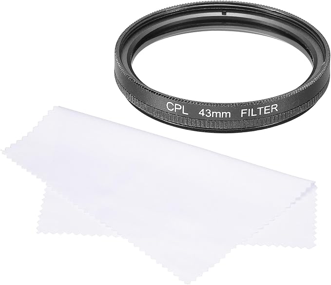 MECCANIXITY 43mm Circular Polarizer Filter, Double Sided Multi-Layer Coatings by MECCANIXITY