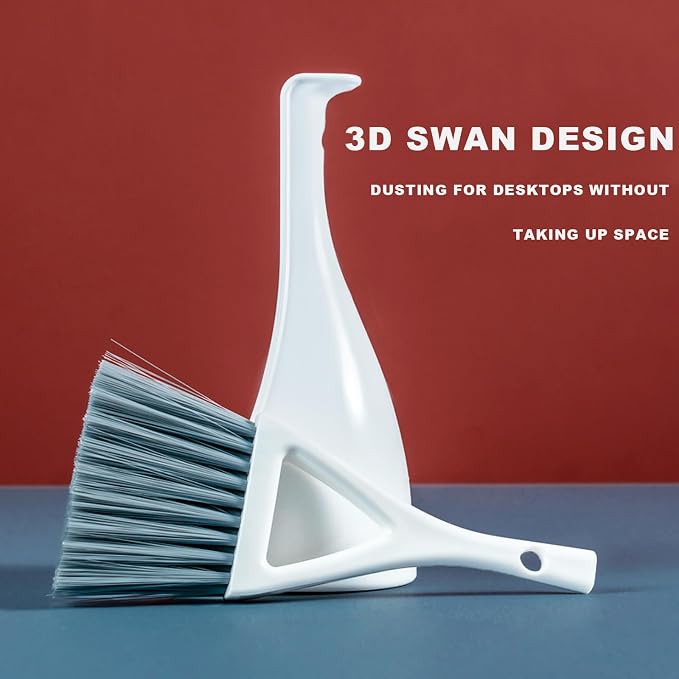 Dust Pan Broom Brush Dustpan -Mini Broom and Dustpan Combo Set, Handheld - Image 6