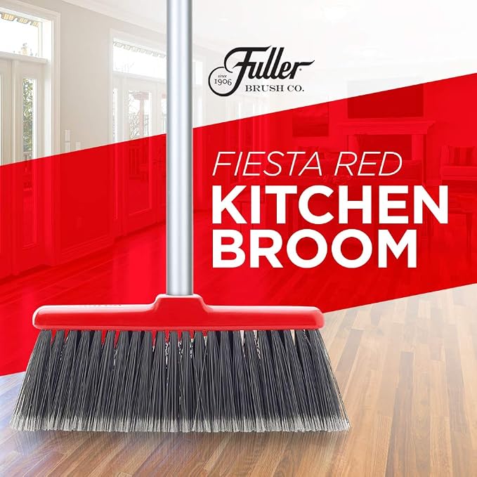 Fuller Brush Adjustable Kitchen Broom – 10" Wide Broom Head - Image 2