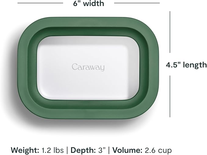 Caraway 2pc Glass Food Storage Set - Image 3