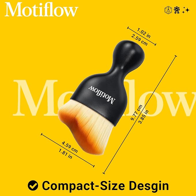 2 PCS Car Interior Detailing Brush, Car Detailing Supplies Soft Bristle - Image 3