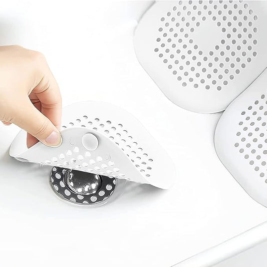 2 Pieces Shower Drain Hair Catcher Bathtub Stopper Home Drain Protectors Drain by Philbinden