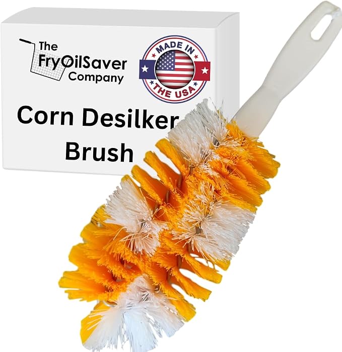 Corn De-Silker Brush | Bristled Veggetable Scrubber by THEFRYOILSAVERCOMPANY