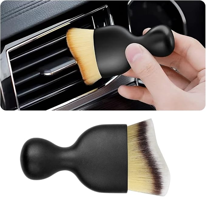 Blilo Car Interior Detailing Brush, Auto Soft Hair Cleaning Brushes, Curved by Blilo