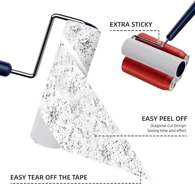 Lint Roller for Pet Hair Extra Sticky - Image 5