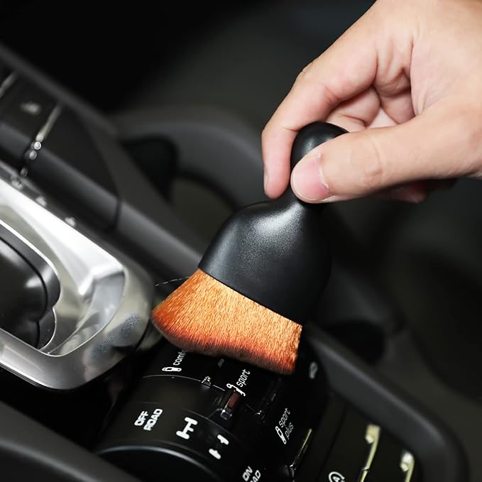 Car Interior Detailing Brush, Soft Bristle Cleaning Brush Car Detailing Brush - Image 2