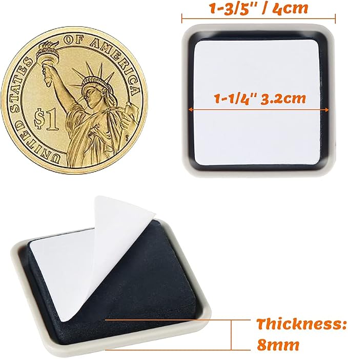 Stick Furniture Sliders, 40mm 16pcs Furniture Glides - Image 3