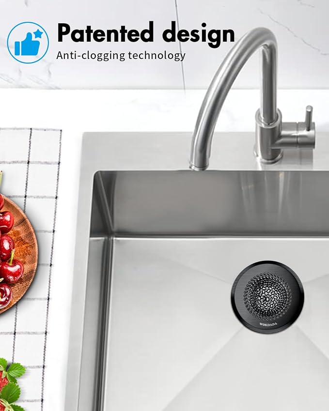 Sink Drain Strainer, Reversible Mesh Sink Strainer - Image 6