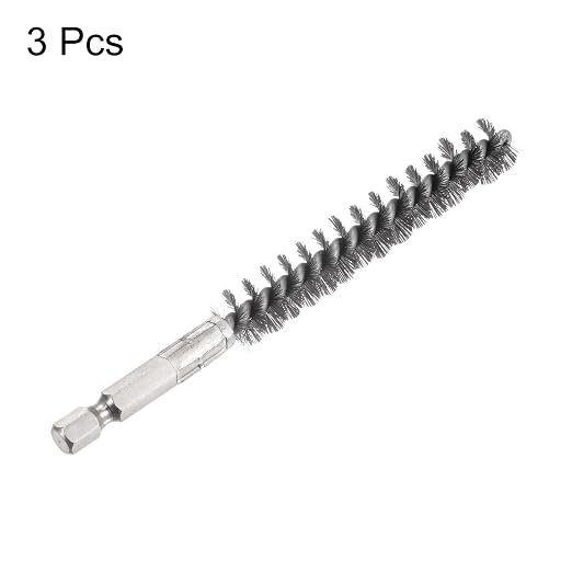 HARFINGTON 3pcs Stainless Steel Bore Brush 12mm Dia Cleaning Wire Brush - Image 3