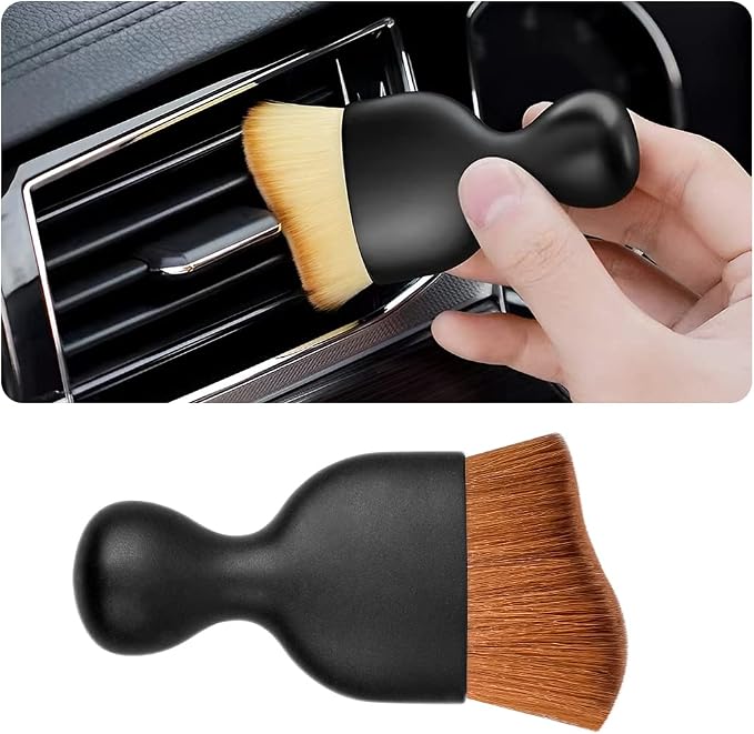 Blilo Car Interior Detailing Brush, Auto Soft Hair Cleaning Brushes, Curved by Blilo