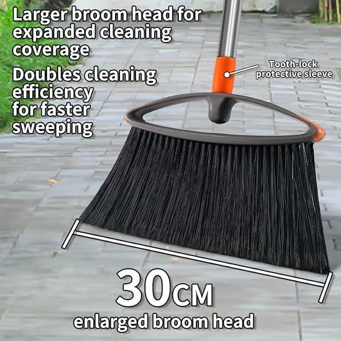 Professional-Grade Heavy-Duty Broom, a Versatile Cleaning Tool - Image 3
