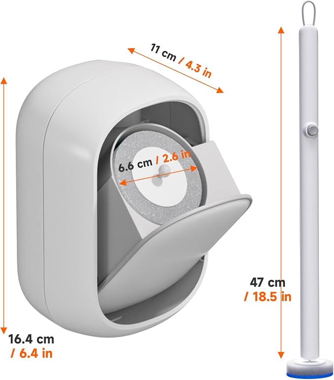 Disposable Toilet Brush and Holder Set - Image 5