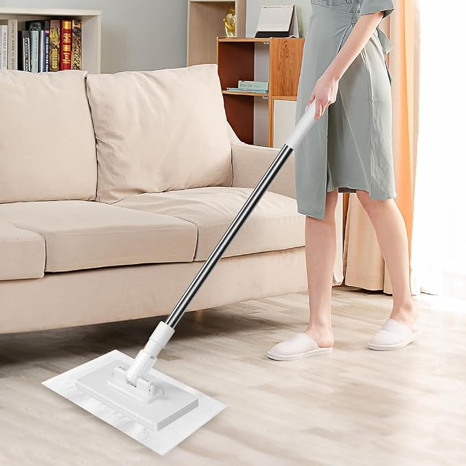 Disposable Dust Mop with 4 Reusable Cloths, mopa desechable para el polvo con 4 - Image 7