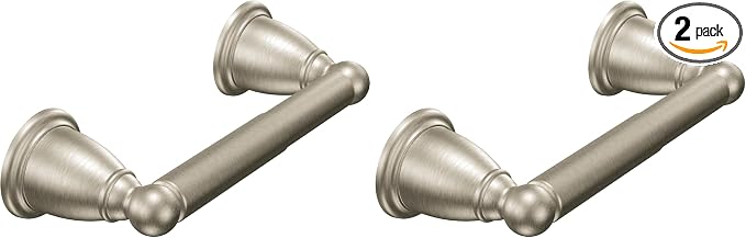 Moen YB2208BN Brantford Spring-Loaded Toilet Paper Holder, Brushed Nickel by Moen
