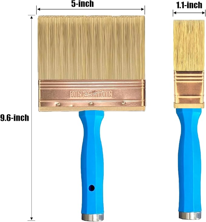 Deck Stain Brush, 5 Inch Deck Paint Brush - Image 2