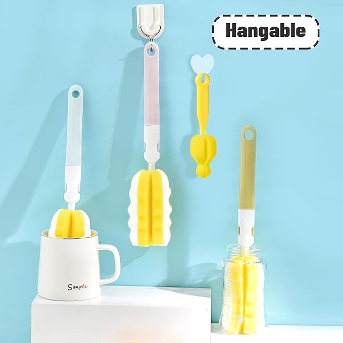 4PCS Baby Bottle Brush Set - Image 8