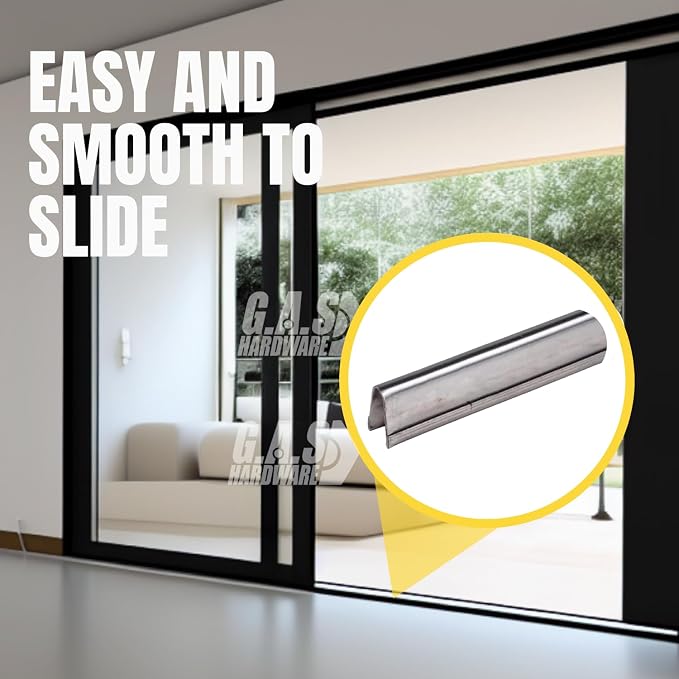 Sliding Door Repair Track Cover Repair Worn Damaged Sliding Glass Door Repair - Image 3