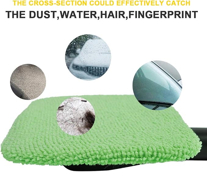 Microfiber Cleaning Cloth for Windshield Cleaning Tool, Windshield Cleanner - Image 3