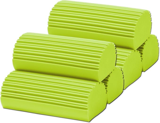 6-Pack Damp Clean Duster Sponge, Duster Cleaning Sponge by HDAIUCOV