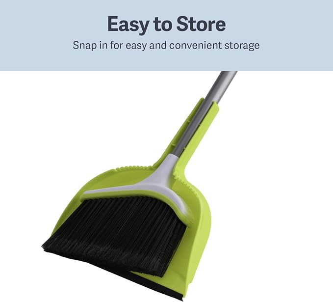 Casabella Basics 2-Piece Angled Broom and Dustpan Set - Image 7