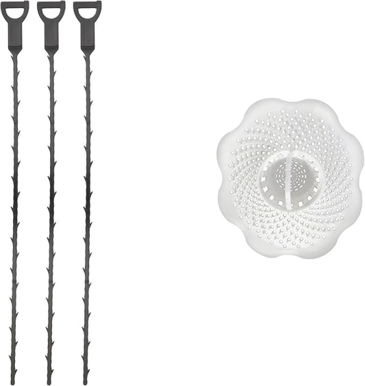 Danco 20 inch Plastic Hair Snake Clog Removal Tool by DANCO