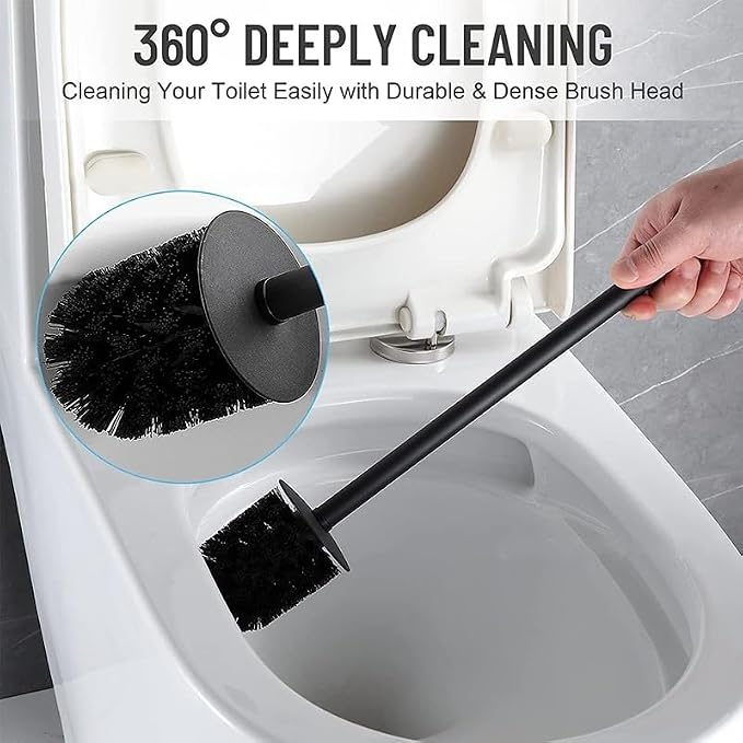 Toilet Bowl Brush Holder Square, Stainless Steel Square Wall Mounted Toilet - Image 7