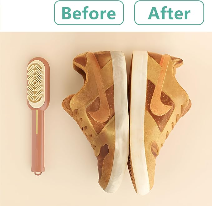 2 in 1 Suede Brush ，Suede Shoe Brush and Eraser，Rubber Polish Eraser - Image 5