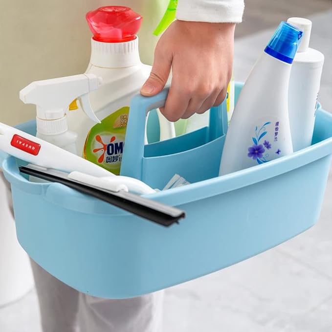 Large Cleaning Supplies Caddy Portable Shower Basket Supply Organizer - Image 2