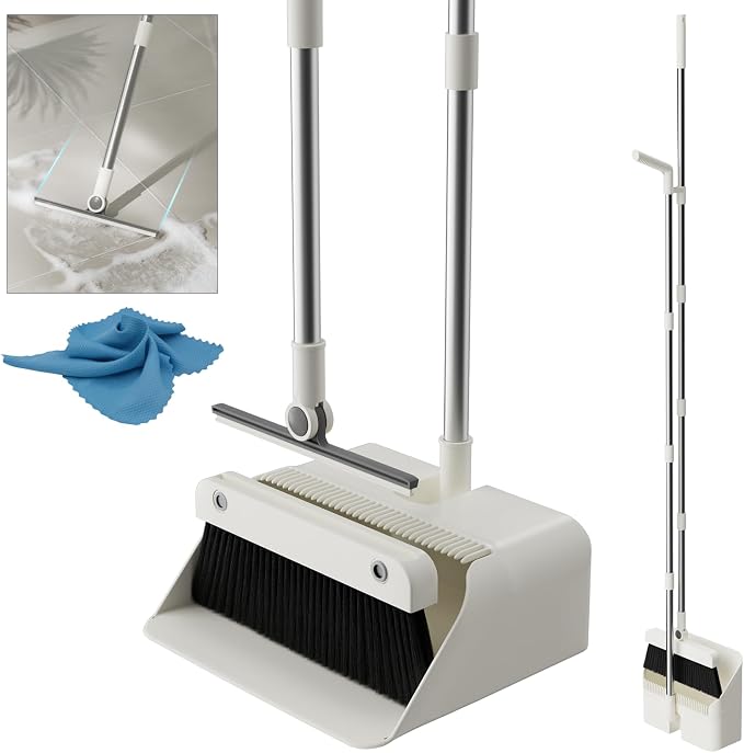 Magnetic Broom and Dustpan Set by Unknown