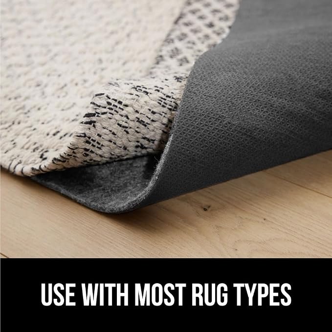 GORILLA GRIP Felt and Natural Rubber Stay in Place Slip Resistant Rug Pad - Image 8