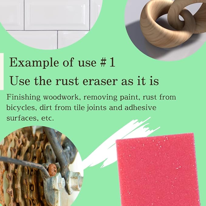 Rust Eraser for Knives Kitchen Stoves Wood Finish and Bicycles Multi Purpouse - Image 7