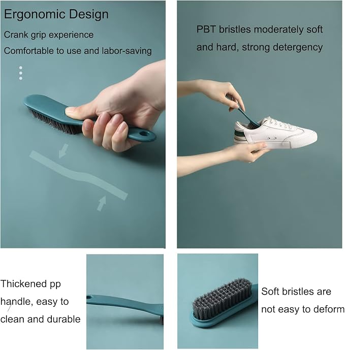 Household Cleaning Brush Soft Bristle Laundry Brush Shoe Stain Remover Brush - Image 5
