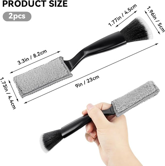 2 PCS Double Head Brush, 2-in-1 Double Head Car Duster Brush - Image 2