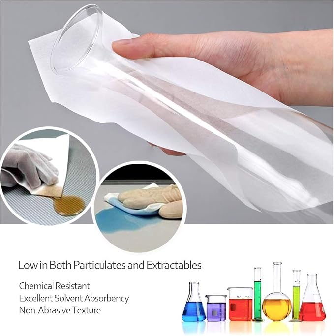 AAwipes Cleanroom Wipes Lint Free Wipes 4" x 4" Cellulose/Polyester Blend - Image 4