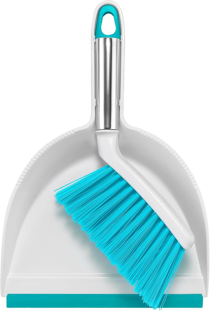 NACENA Mini Broom and Dustpan Set, Small Dust Pan and Brush Set by NACENA