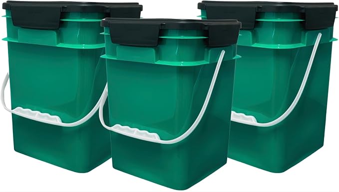 House Naturals 4 Gallon Square Food Grade Bucket Pail by House+Naturals