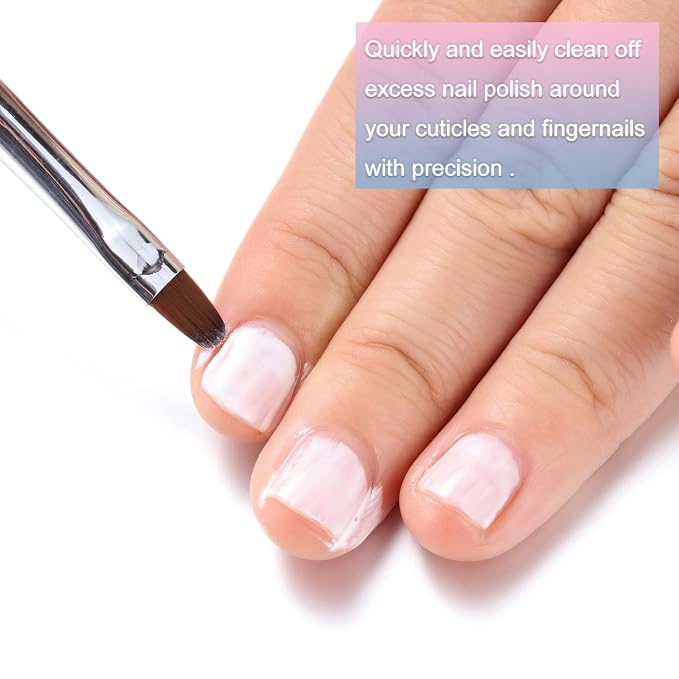 Nail Art Clean Up Brushes, Nail Brushes - Image 2